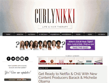 Tablet Screenshot of curlynikki.com